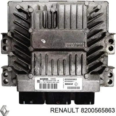 Модуль управления (ЭБУ) двигателем RENAULT 8200565863