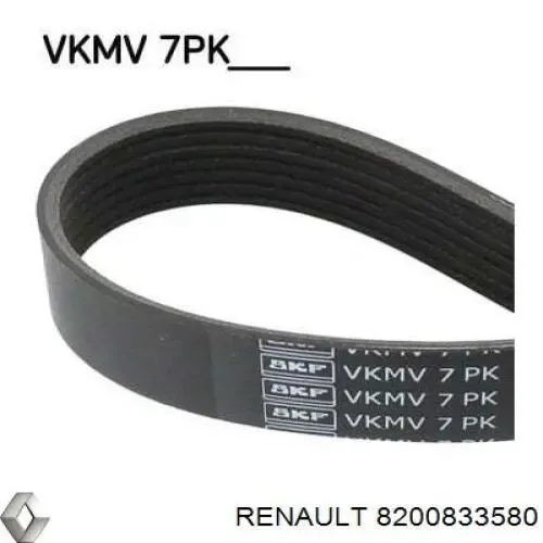 Ремень генератора 8200833580 Renault (RVI)