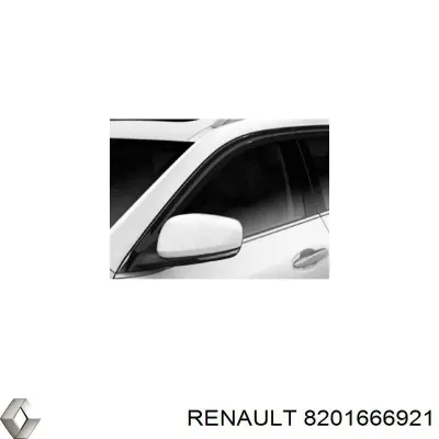Дефлектор окон на стекло двери, комплект 2 шт RENAULT 8201666921