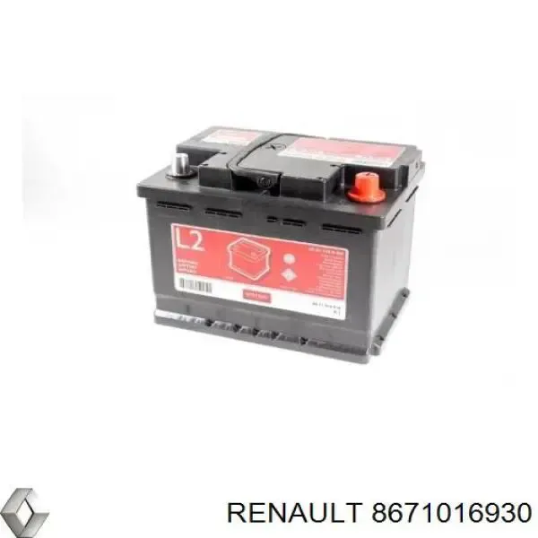 Аккумулятор 8671016930 Renault (RVI)