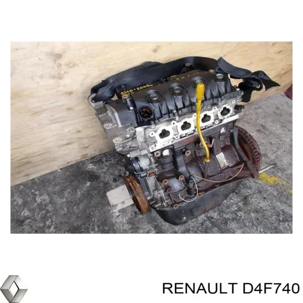 Двигатель D4F740 Renault (RVI)