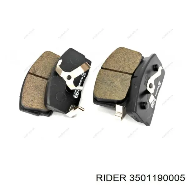 Передние тормозные колодки 3501190005 Rider