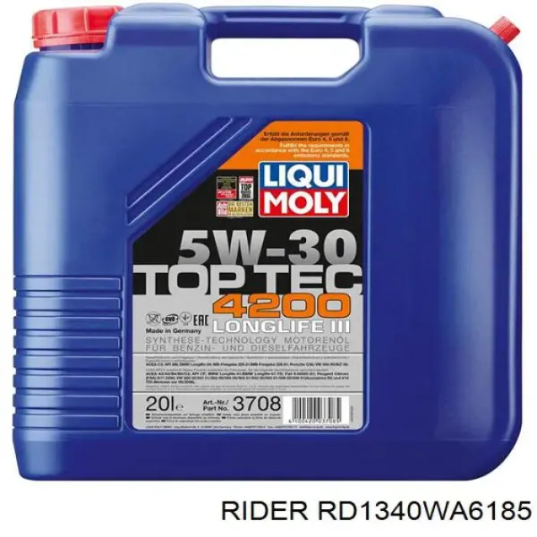 Воздушный фильтр RD1340WA6185 Rider
