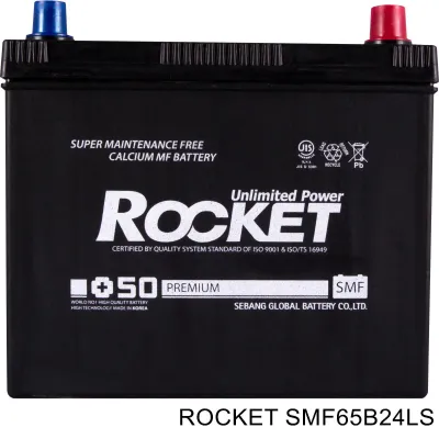 Акумулятор Рокет 50 А/г 12 В (SMF65B24LS)