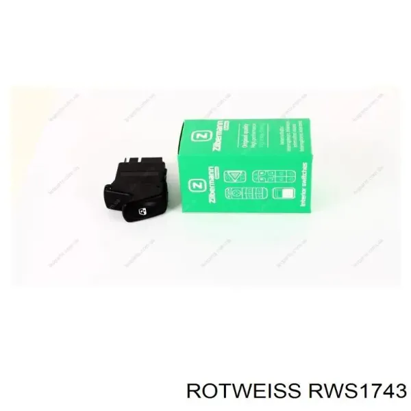 Кнопка включения мотора стеклоподъемника передняя левая RWS1743 Rotweiss