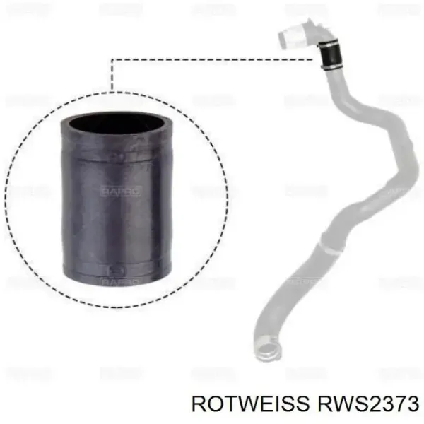 Патрубок интеркулера RWS2373 Rotweiss