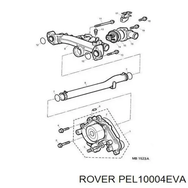 Термостат PEL10004EVA Rover