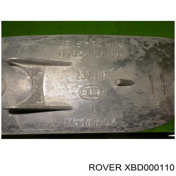 Передний фонарь указателя поворота на Rover 75  RJ