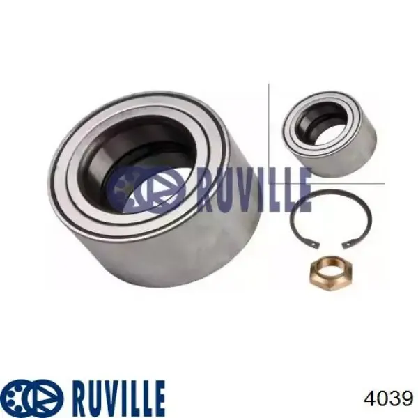 Подшипник ступицы 4039 Ruville
