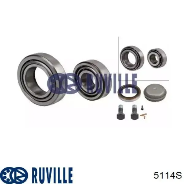 Подшипник ступицы 5114S Ruville