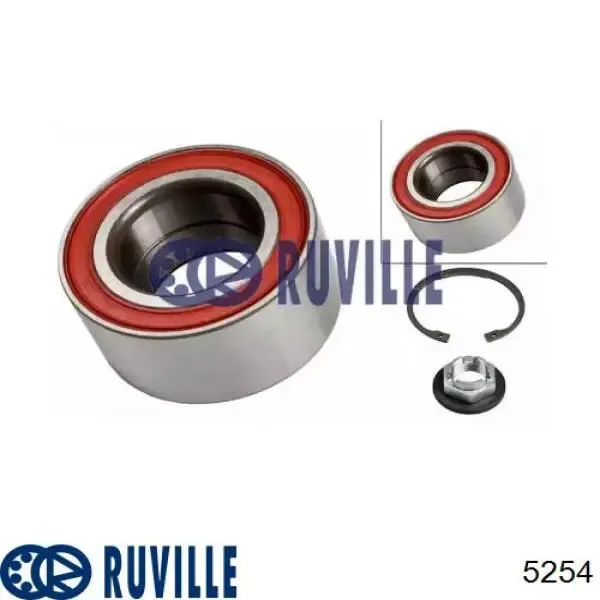 Подшипник ступицы 5254 Ruville