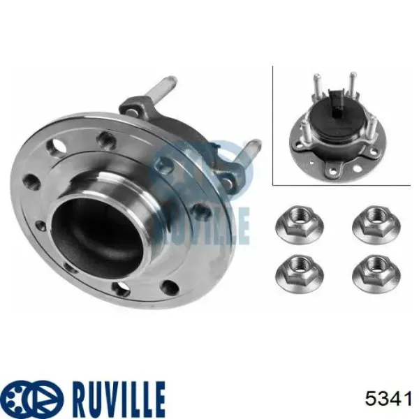 Задняя ступица 5341 Ruville