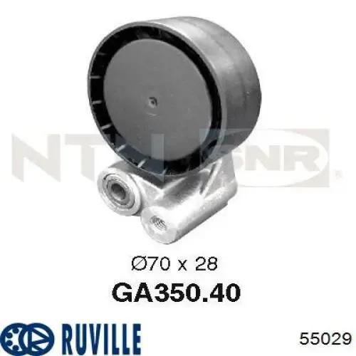 Натяжной ролик 55029 Ruville