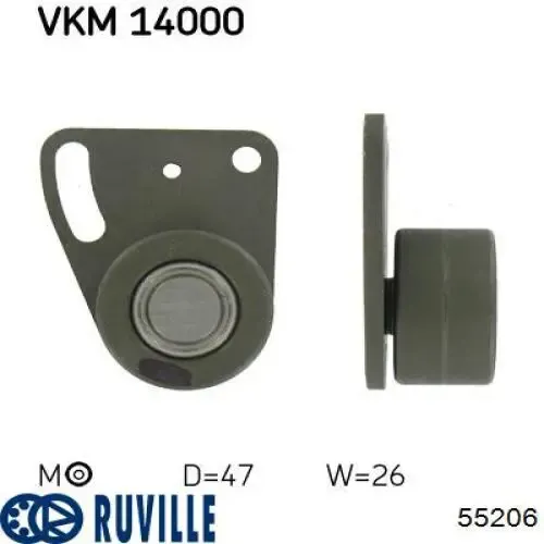 Ролик ГРМ 55206 Ruville