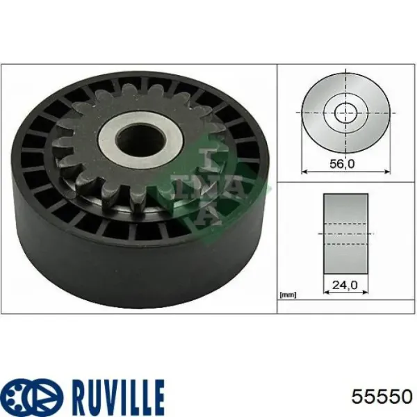 Натяжной ролик 55550 Ruville