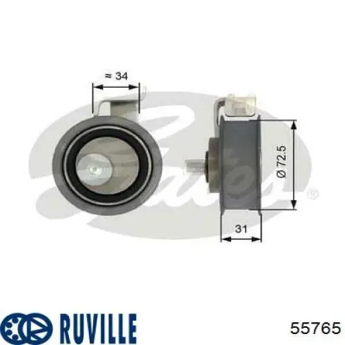 Ролик ГРМ 55765 Ruville