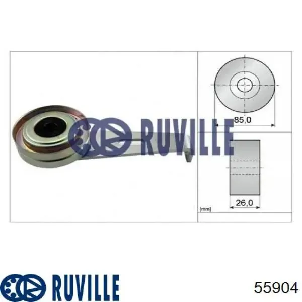 Натяжной ролик 55904 Ruville