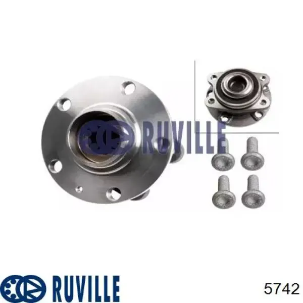 Задняя ступица 5742 Ruville