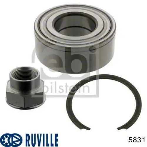 Комплект подшипника ступицы колеса Ruville 5831 цена, от