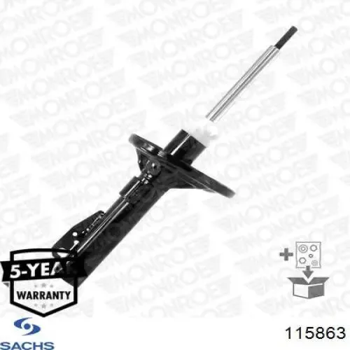 Амортизатор передний 115863 Sachs