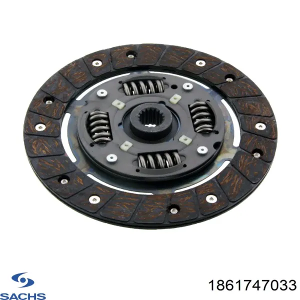 Диск сцепления 1861747033 Sachs