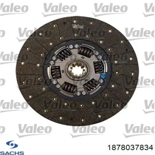 Диск сцепления 1878037834 Sachs