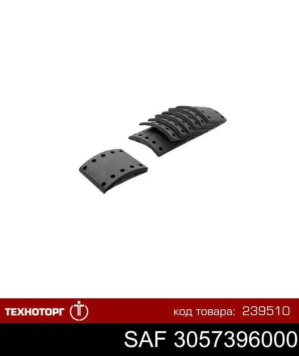 Накладка тормозная задняя (TRUCK) 3057396000 SAF