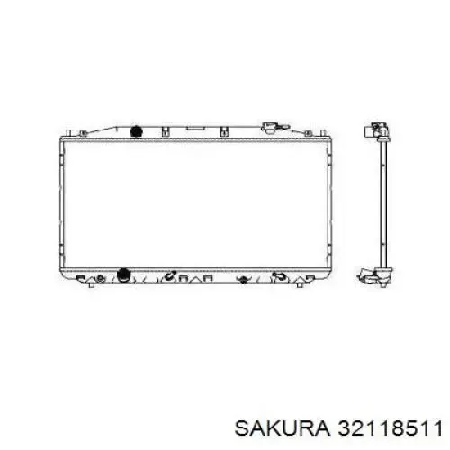 Радиатор 32118511 Sakura
