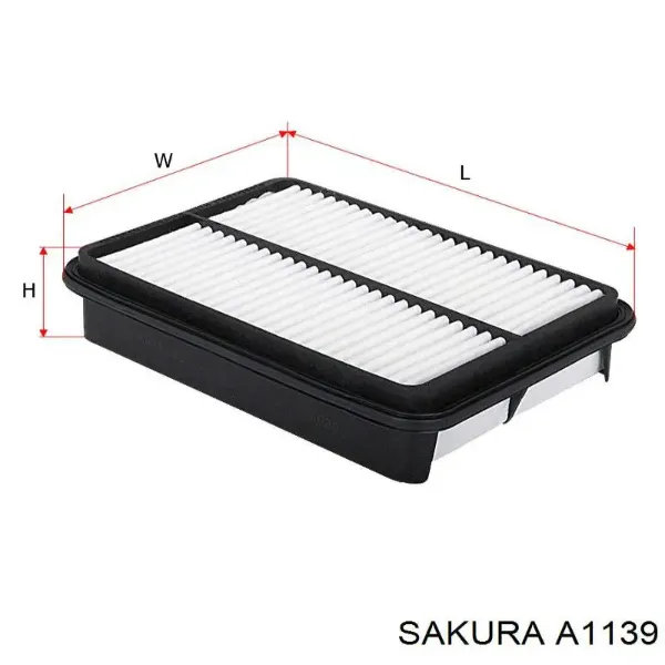 Воздушный фильтр A1139 Sakura