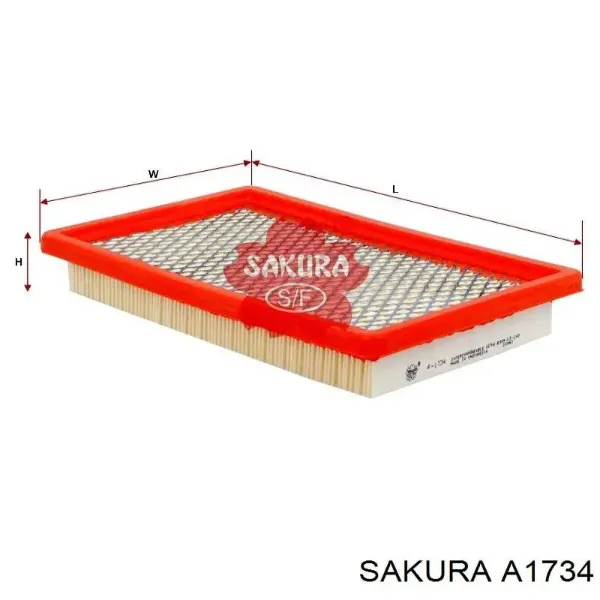 Воздушный фильтр A1734 Sakura