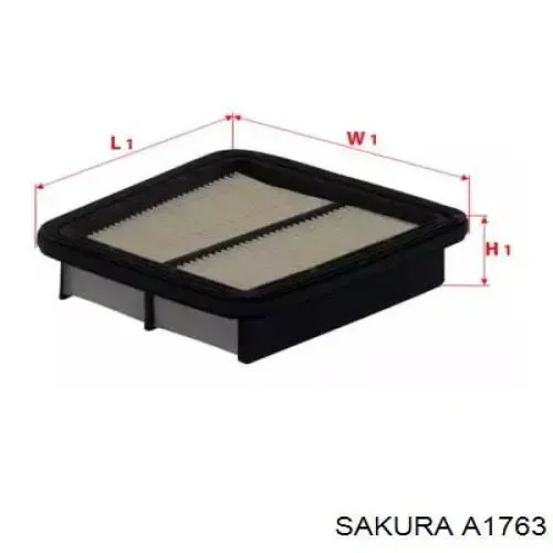 Воздушный фильтр A1763 Sakura