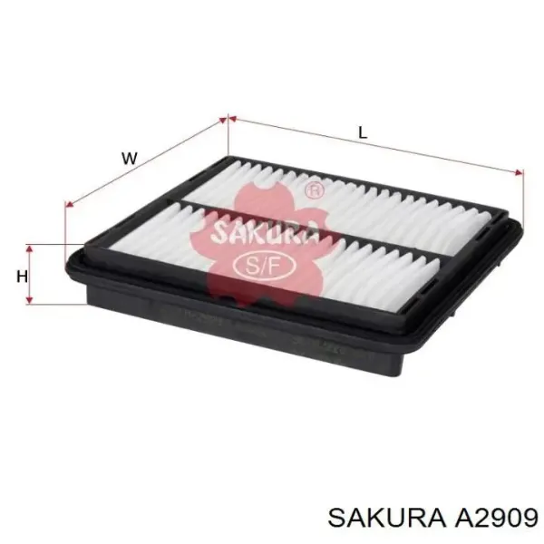 Воздушный фильтр A2909 Sakura