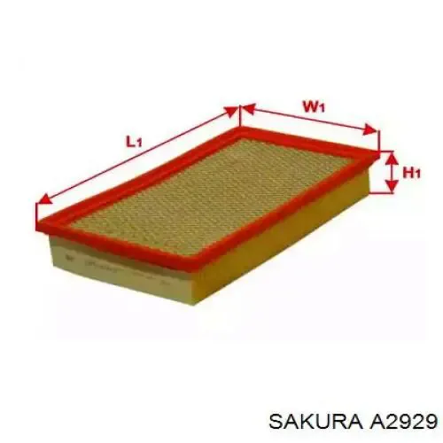 Воздушный фильтр A2929 Sakura