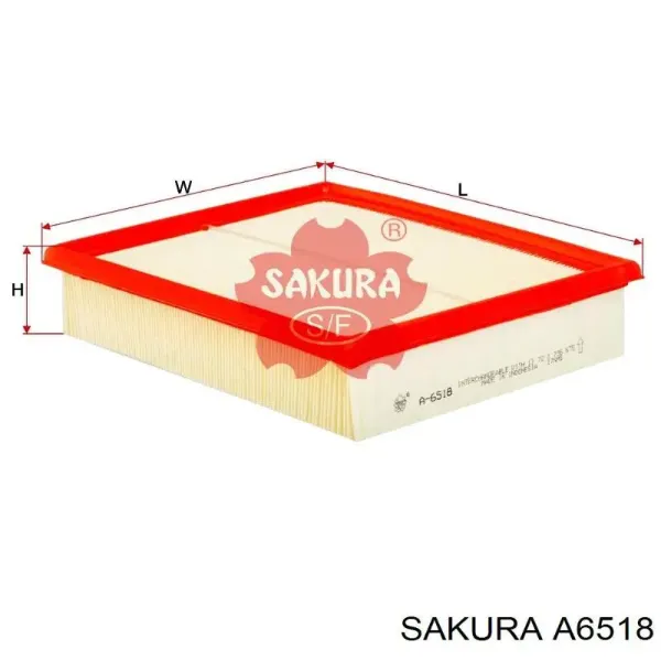 Воздушный фильтр A6518 Sakura