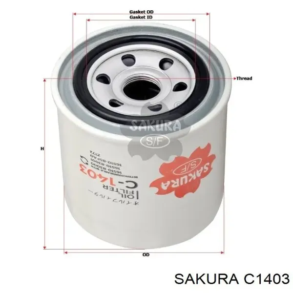 Масляный фильтр C1403 Sakura