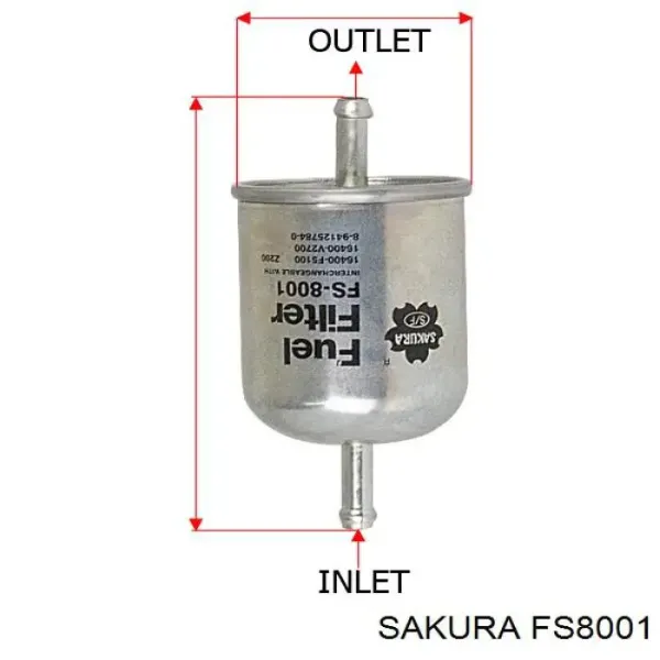 Топливный фильтр FS8001 Sakura