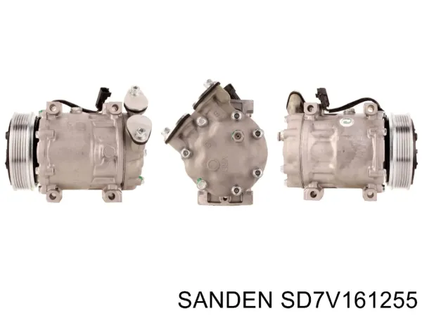 Компрессор кондиционера SD7V161255 Sanden