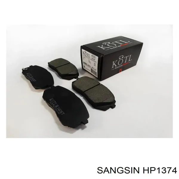 Передние тормозные колодки HP1374 Sangsin