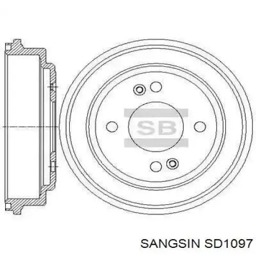 Тормозной барабан SD1097 Sangsin