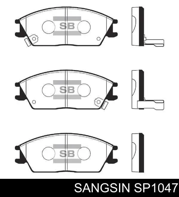 Передние тормозные колодки SP1047 Sangsin