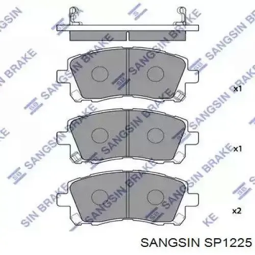Тормозные колодки Sangsin SP1225