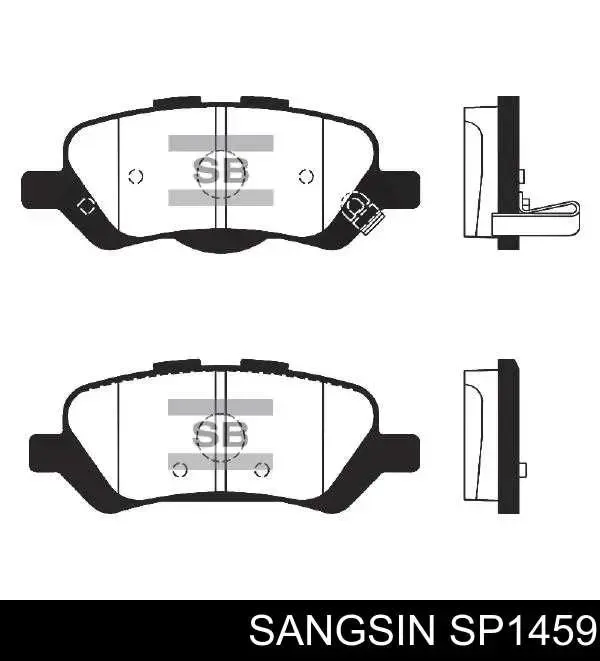 Задние тормозные колодки SP1459 Sangsin