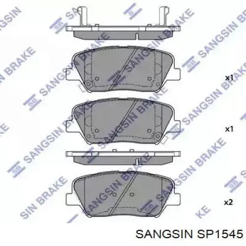 Передние тормозные колодки SP1545 Sangsin