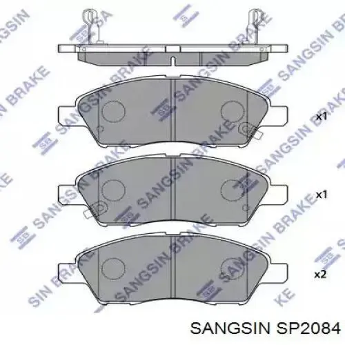 Передние тормозные колодки SP2084 Sangsin