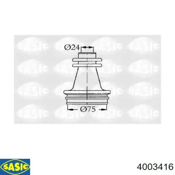 Пыльник ШРУСа внутренний 0023090 GKN-Spidan