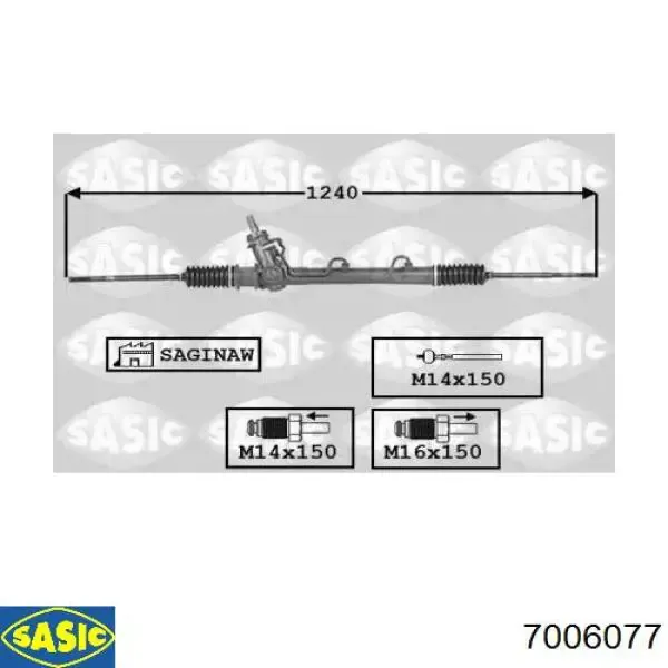 Рулевая рейка 2GS4924 GS