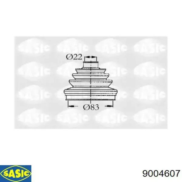Пыльник ШРУСа наружный 026007 GKN-Spidan