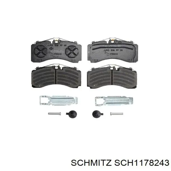 Задние тормозные колодки SCH1178243 Schmitz
