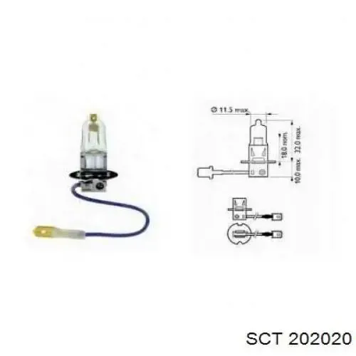 Лампочка галогенная SL1003 Shafer