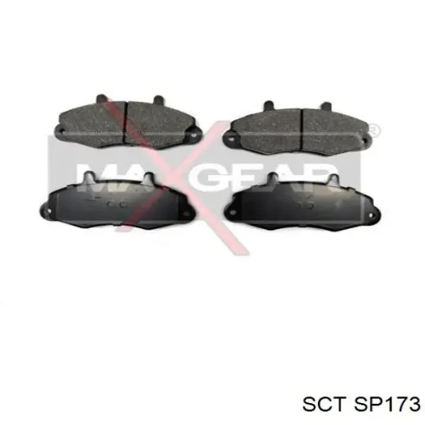 Передние тормозные колодки SP173 SCT